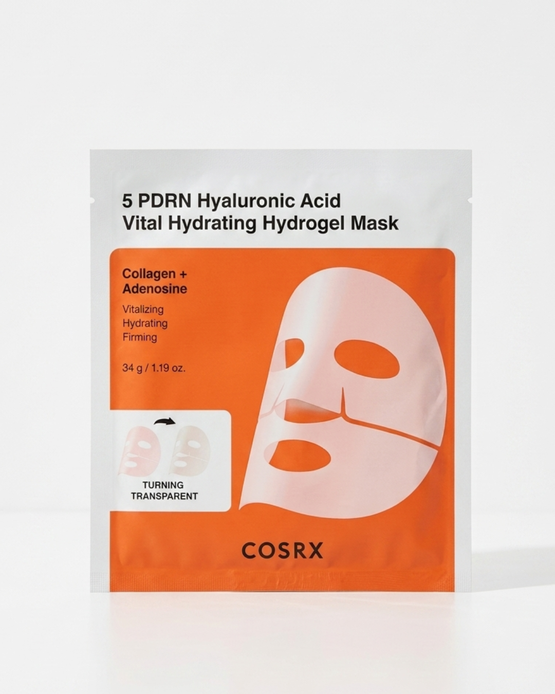 COSRX 5 PDRN + Hyaluronic Acid Vital Hydrating Hydrogel Mask