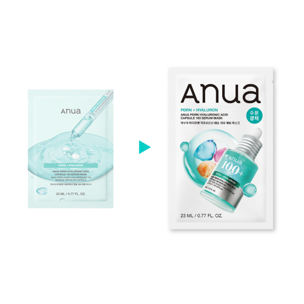PDRN Hyaluronic Acid Capsule 100 Serum Mask Sheet