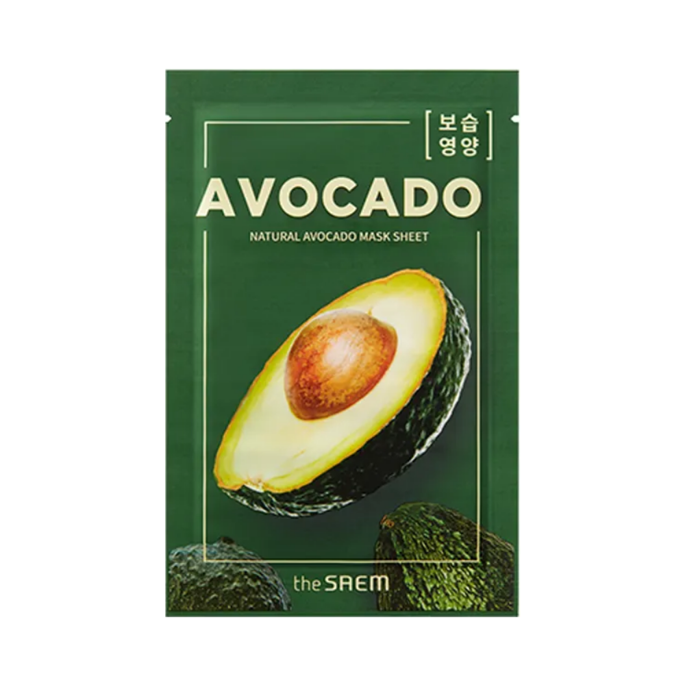 Natural Centella Asiatica Mask Sheet - Avocado