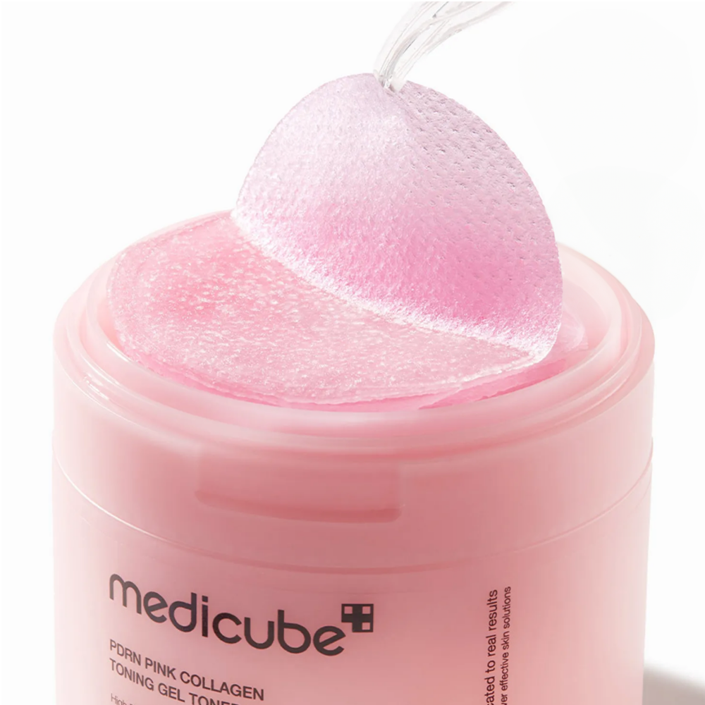 PDRN Pink Collagen Toning Gel Toner Pads