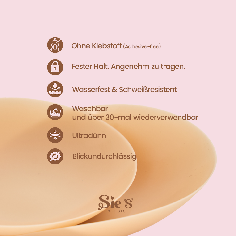 Cache-tétons en silicone - Cache-tétons invisibles et réutilisables ( Cool Skin )